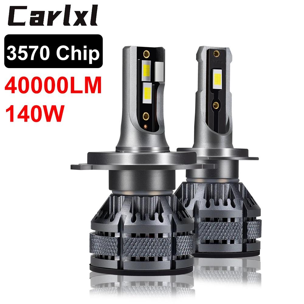 Carlxl ڵ 工, ڵ LED , ڵ Ȱ, 12V CSP Ĩ, H4, H7, 140W, 40000LM, H1, H8, H9, H11, 9005, HB3, 9006, HB4
